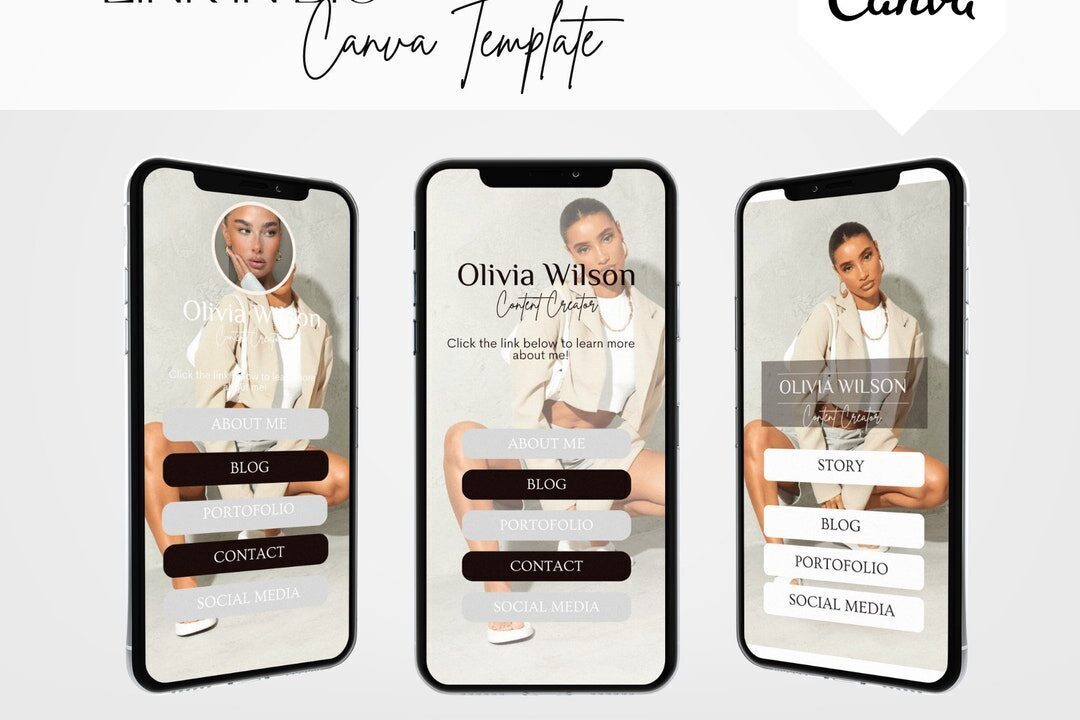 Cara Membuat Link Bio (Seperti Linktree) Versi Gratis Langsung Di Canva